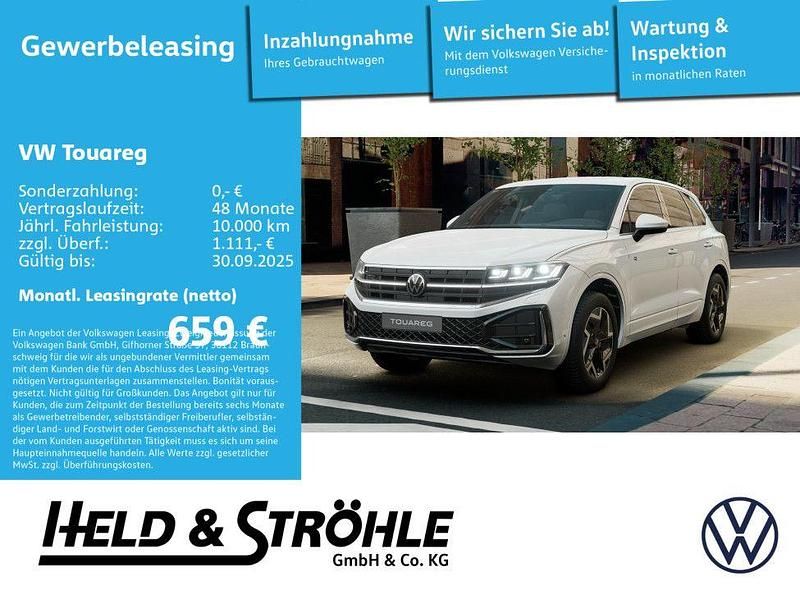 Pure white Neu 2025 VW Touareg R-line SUV | 76.999 € (Etwas zu teuer) - Bild 1/4