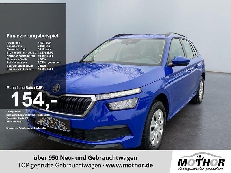 Energyblau Gebraucht 2020 Skoda Kamiq Active SUV | 14.990 € (Fairer Preis) - Bild 1/4