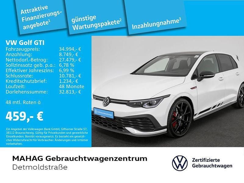 Pure white Gebraucht 2023 VW Golf VIII GTI Clubsport Limousine | 34.994 € (Fairer Preis) - Bild 1/2