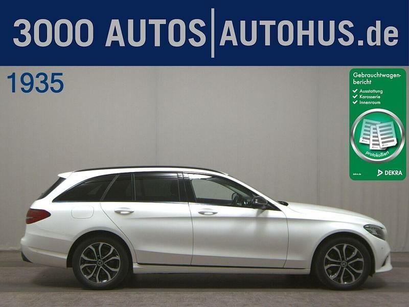 Polarweiss Gebraucht 2020 Mercedes C200 Avantgarde Kombi | 17.980 € (Superpreis) - Bild 1/4
