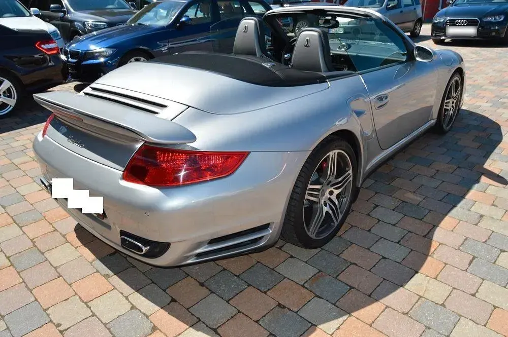 Gebraucht Porsche 997 Turbo 480 PS (353 kW) 2008 Silber Cabrio