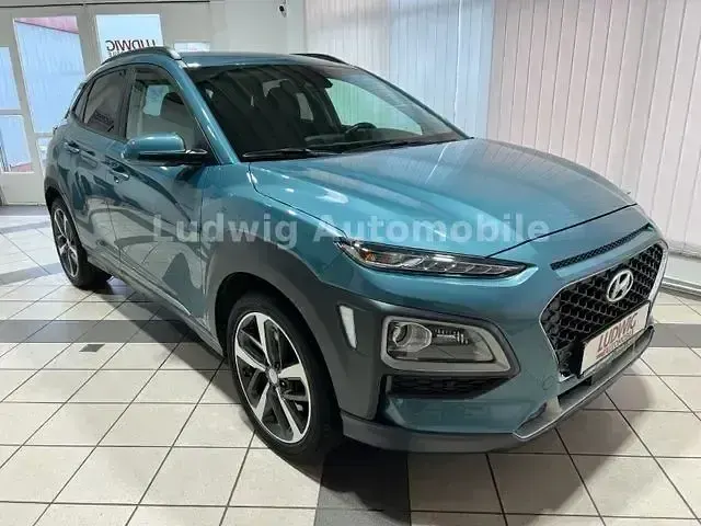 Gebraucht Hyundai Kona Premium 177 PS (130 kW) 2020 Blau SUV
