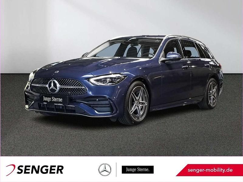 Blau Gebraucht 2024 Mercedes C300 AMG Kombi | 46.230 € (Fairer Preis) - Bild 1/4