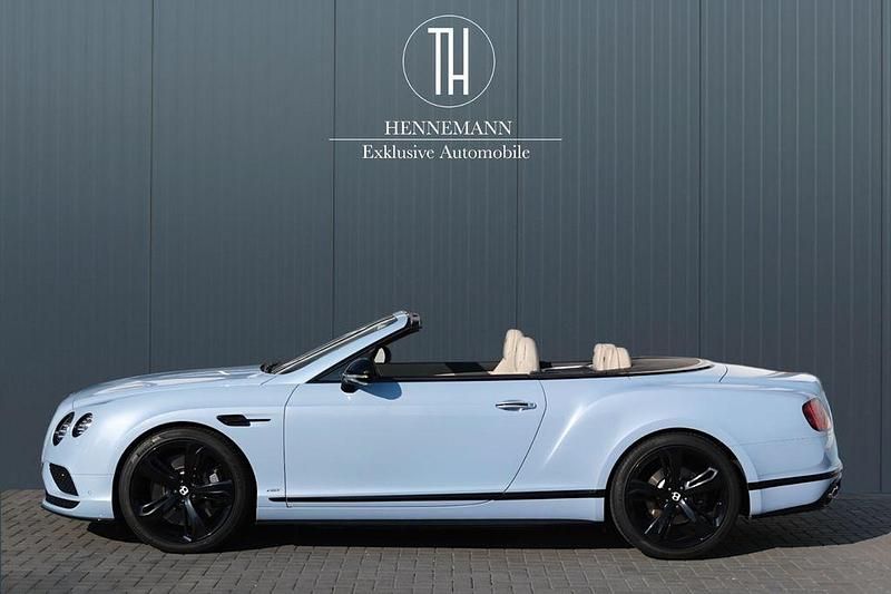 Gebraucht Bentley Continental GT Convertible Mulliner 528 PS (388 kW) 2015 Sonderlackierung jetstream Cabrio