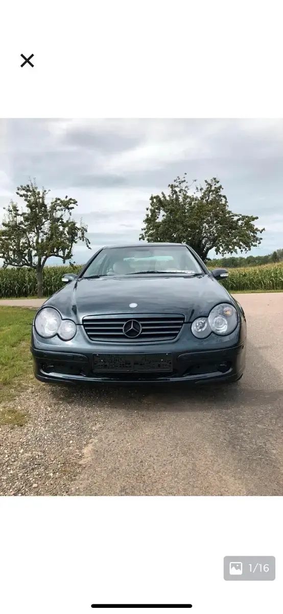 Gebraucht Mercedes CL180 129 PS (94 kW) 2001 Schwarz Coupé