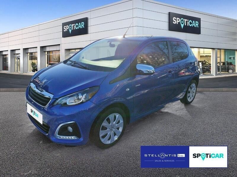 Blau Gebraucht 2021 Peugeot 108 Style Kleinwagen | 9.990 € (Fairer Preis) - Bild 1/4