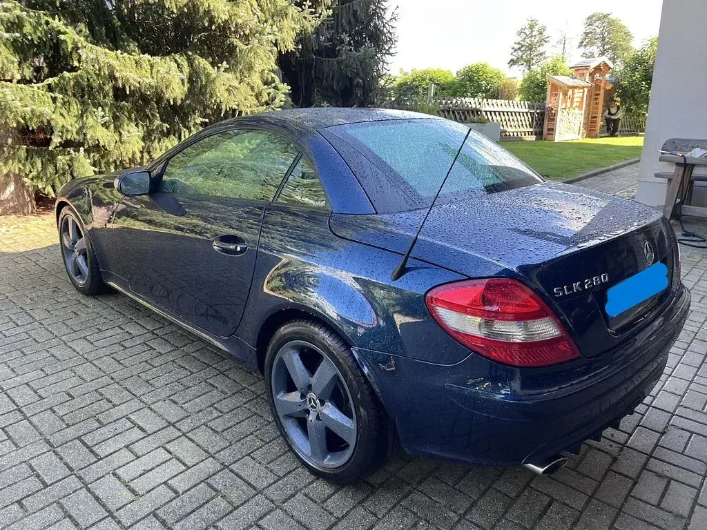 Gebraucht Mercedes SLK280 231 PS (169 kW) 2008 Blau Cabrio