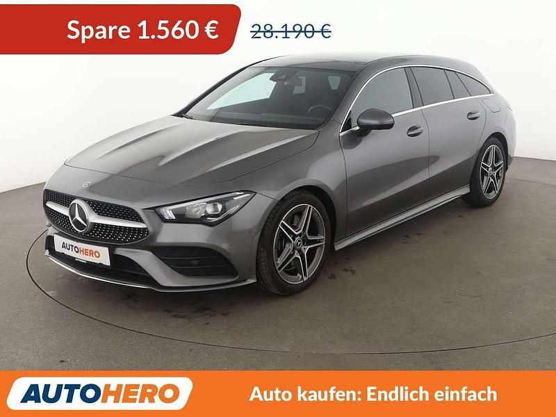 Grau Gebraucht 2019 Mercedes CLA220 Shooting Brake AMG line Kombi | 26.630 € (Guter Preis) - Bild 1/3