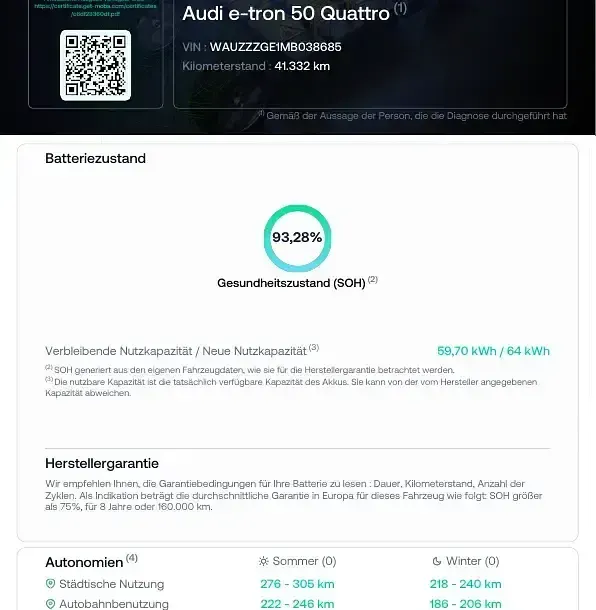 Gebraucht Audi e-tron S-Line 230 kW (313 PS) 2021 Florettsilber SUV