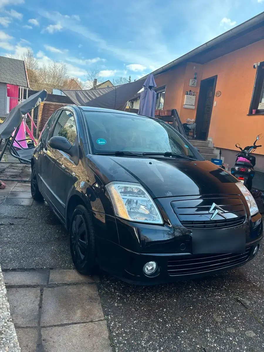 Gebraucht Citroën C2 60 PS (44 kW) 2006 Schwarz Kleinwagen
