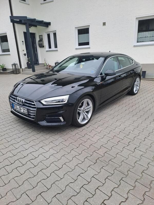 Schwarz Gebraucht 2018 Audi A5 Sportback Sport Coupé | 23.999 € (Guter Preis) - Bild 1/4