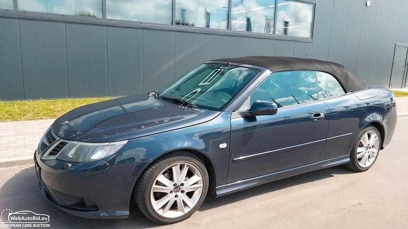 Blau Gebraucht 2008 Saab 9-3 Cabriolet Vector Cabrio | 9.900 € (Etwas zu teuer) - Bild 1/4