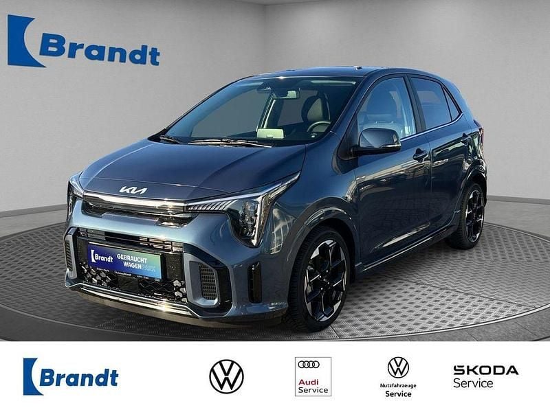 Smoke blau met. (metallic) Gebraucht 2024 Kia Picanto GT-Line Kleinwagen | 17.690 € (Guter Preis) - Bild 1/3