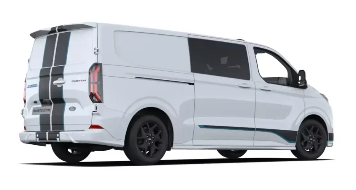 Neu Ford E-Transit Sport 160 kW (218 PS) 2026 Frozen white Van