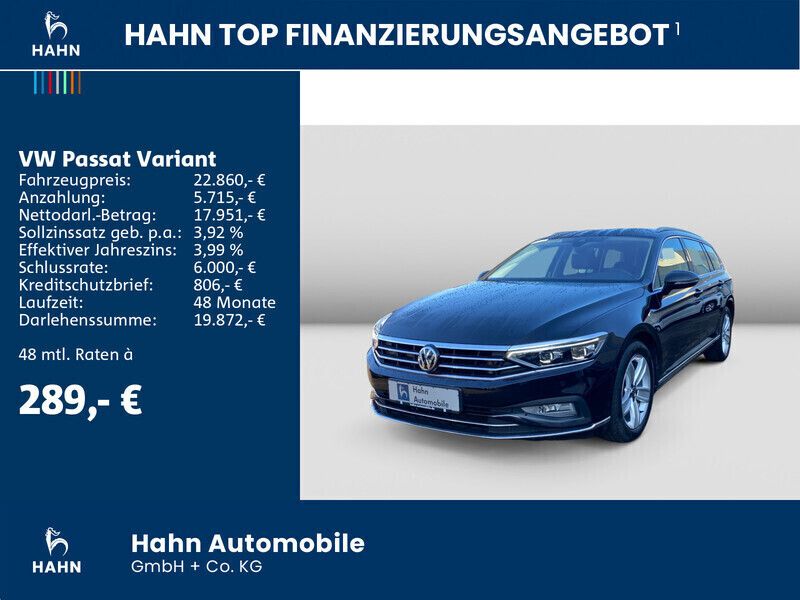 Gebraucht VW Passat Elegance 190 PS (139 kW) 2020 Deep black perleffekt (metallic) Kombi
