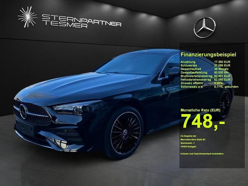 Metalliclack obsidianschwarz Gebraucht 2025 Mercedes CLE300 AMG Coupé | 69.400 € - Bild 1/3