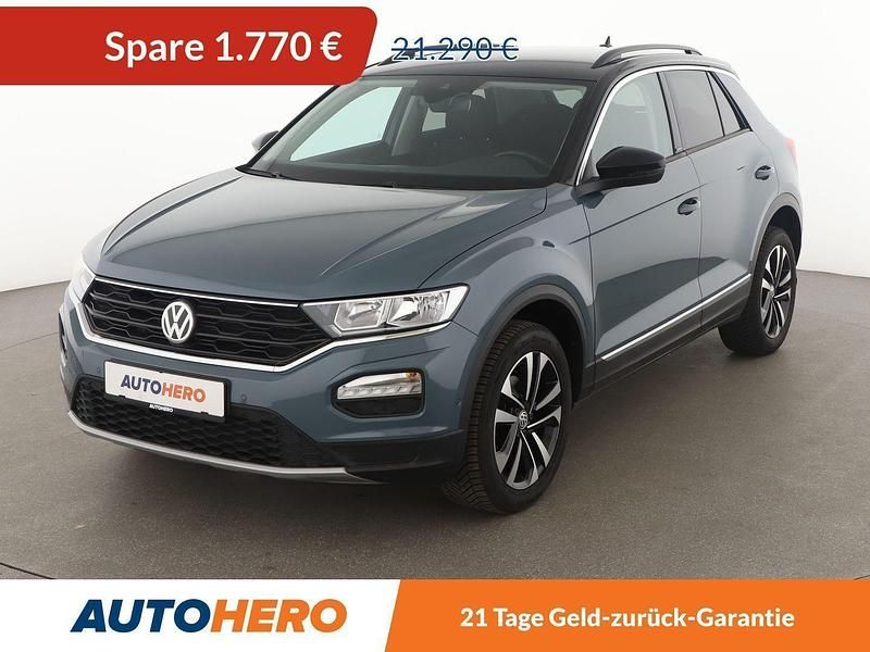 Blau Gebraucht 2020 VW T-Roc IQ Drive SUV | 18.620 € (Superpreis) - Bild 1/3