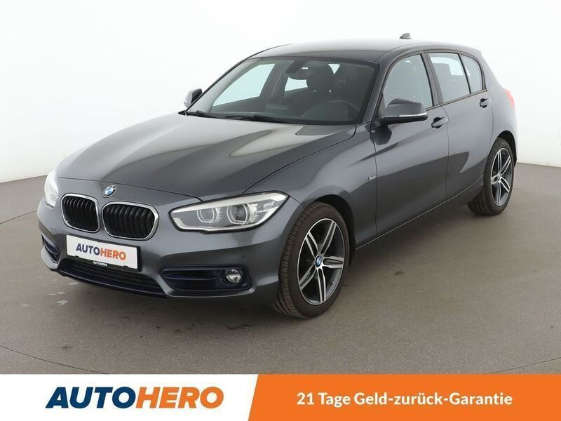 Grau Gebraucht 2016 BMW 118 Sport Line Kleinwagen | 15.890 € (Fairer Preis) - Bild 1/3