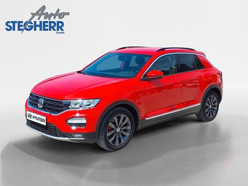 Rot Gebraucht 2019 VW T-Roc Sportline SUV | 21.985 € (Guter Preis) - Bild 1/4