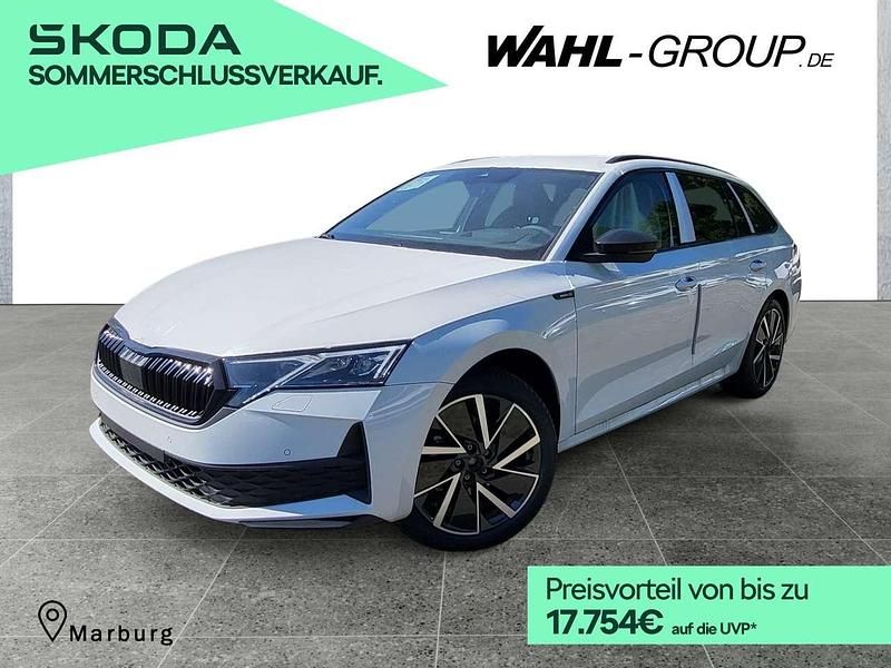 Moonweiß Neu 2025 Skoda Octavia SportLine Kombi | 40.211 € (Teuer) - Bild 1/4