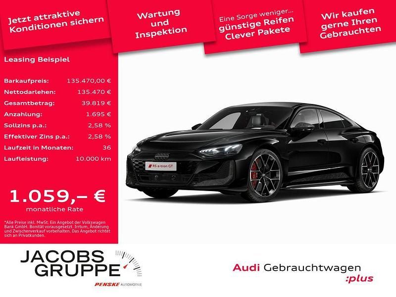 Schwarz Gebraucht 2025 Audi RS e-tron GT Performance Limousine | 135.470 € - Bild 1/4