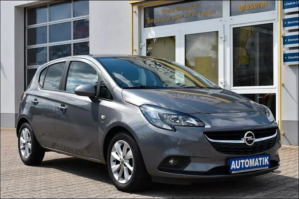 Gebraucht Opel Corsa drive 90 PS (66 kW) 2016 Grau Kleinwagen