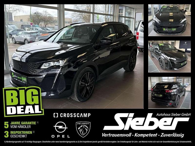 Gebraucht Peugeot 3008 GT 224 PS (164 kW) 2022 Lackierung schwarz perla nera/ SUV