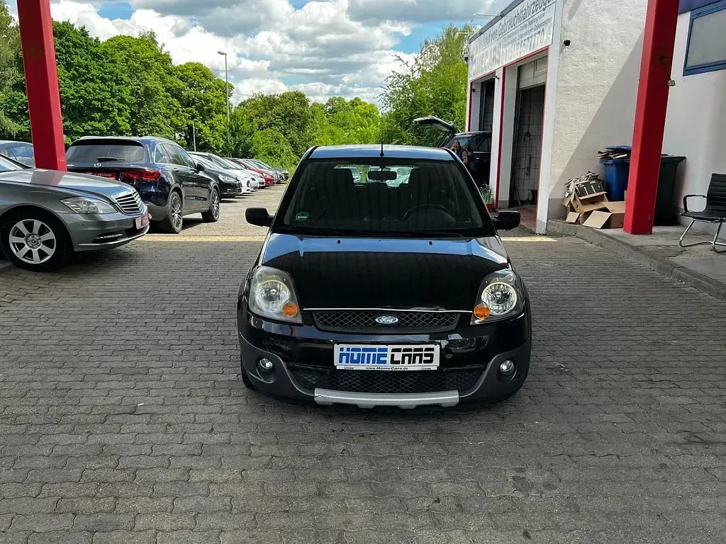 Gebraucht Ford Fiesta 69 PS (50 kW) 2007 Blau Kleinwagen