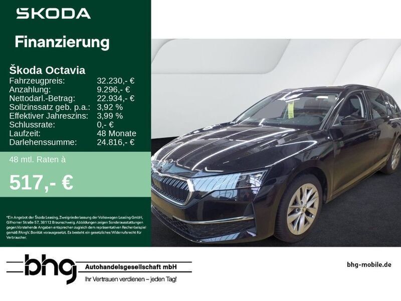 Schwarz Gebraucht 2024 Skoda Octavia Selection Kombi | 32.230 € (Fairer Preis) - Bild 1/4