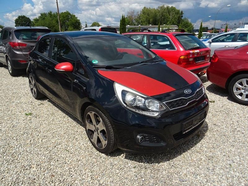 Schwarz Gebraucht 2012 Kia Rio Spirit Kleinwagen | 3.990 € (Superpreis) - Bild 1/4