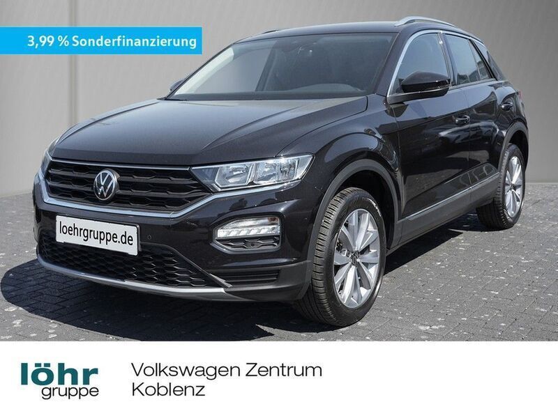 Schwarz Gebraucht 2021 VW T-Roc Style SUV | 18.980 € (Fairer Preis) - Bild 1/3