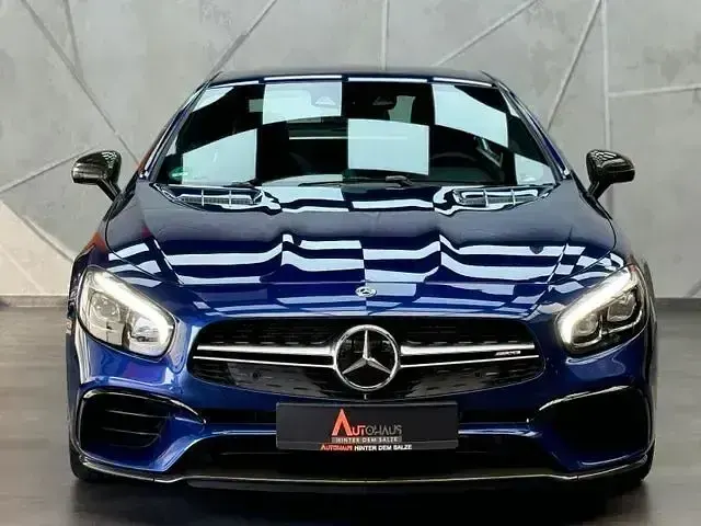 Gebraucht Mercedes SL63 AMG AMG 585 PS (430 kW) 2016 Blau Cabrio