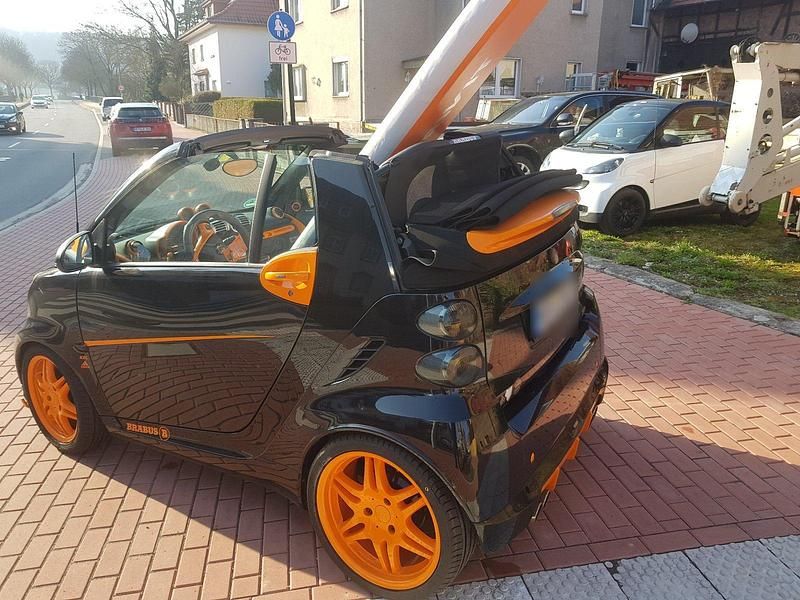 Gebraucht Smart ForTwo Cabrio Brabus 84 PS (61 kW) 2011 Schwarz Cabrio