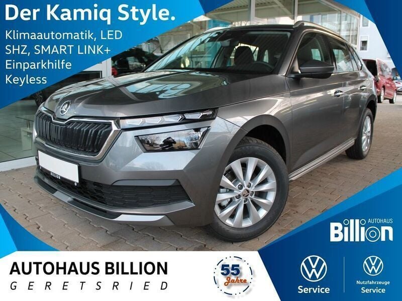 Graphite grau metallic (metallic) Gebraucht 2022 Skoda Kamiq Style SUV | 21.490 € (Fairer Preis) - Bild 1/3