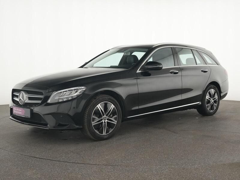 Ung schwarz Gebraucht 2020 Mercedes C220 Avantgarde Limousine | 25.268 € (Superpreis) - Bild 1/4
