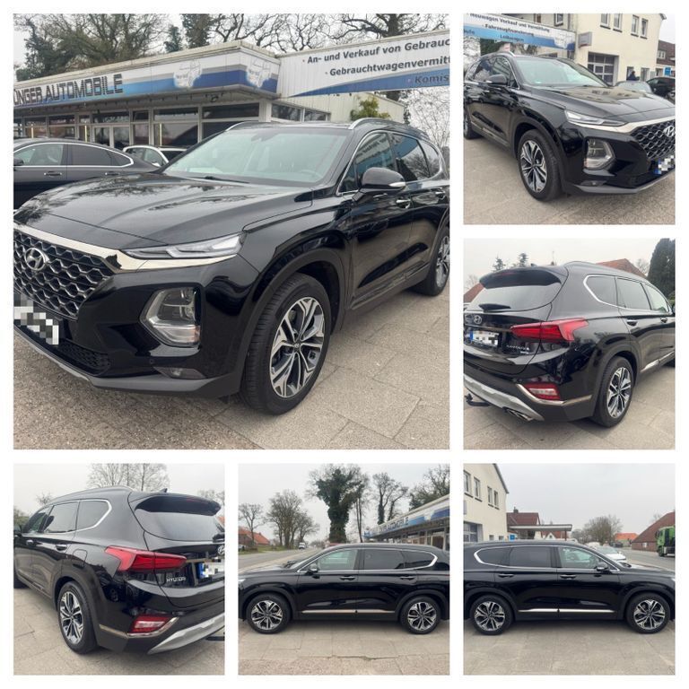 Schwarz Gebraucht 2020 Hyundai Santa Fe Premium SUV | 31.999 € (Teuer) - Bild 1/4