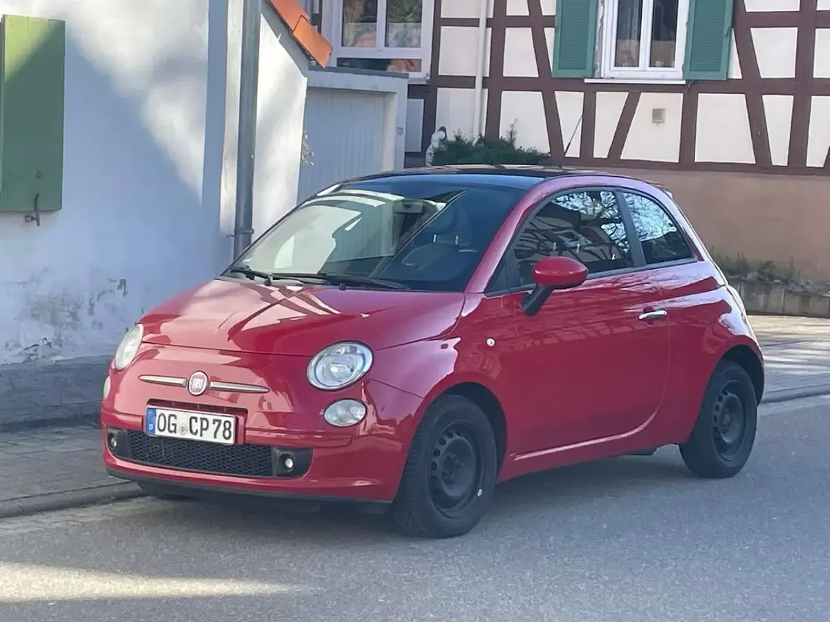 Brugt Fiat 500 86 HK (63 kW) 2011 Rød Sedan