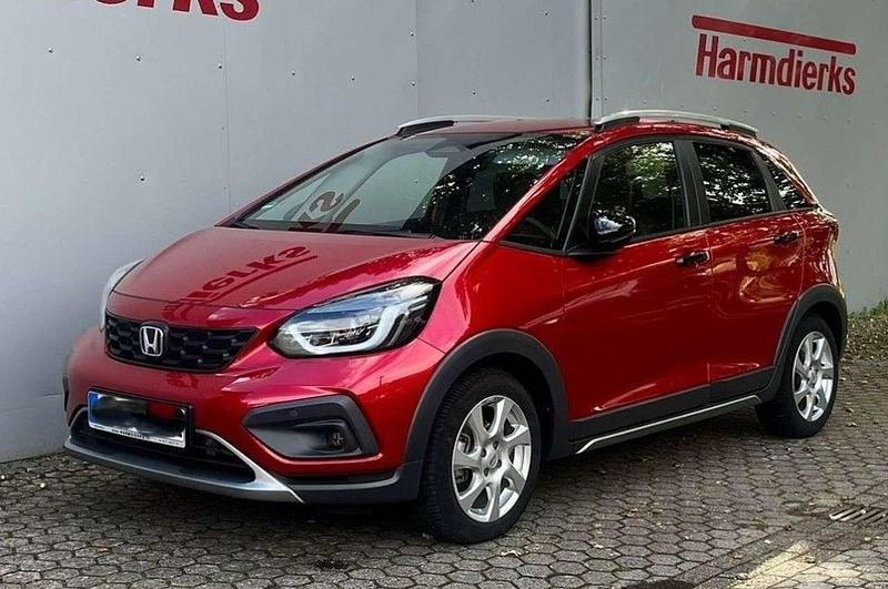 Gebraucht Honda Jazz Advance 122 PS (89 kW) 2023 Premium crystal red metallic (metallic) Kleinwagen