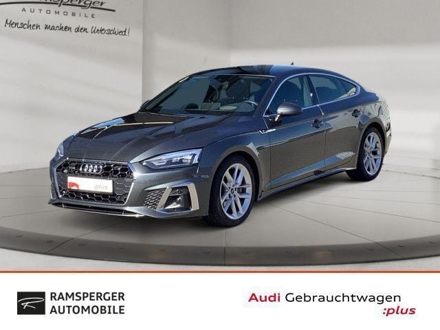 Grau daytonagrau perleffekt metallic Gebraucht 2021 Audi A5 Sportback S-Line Limousine | 30.480 € (Guter Preis) - Bild 1/4