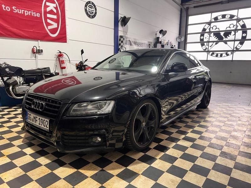 Schwarz Gebraucht 2008 Audi A5 S-Line Coupé | 8.990 € (Fairer Preis) - Bild 1/4
