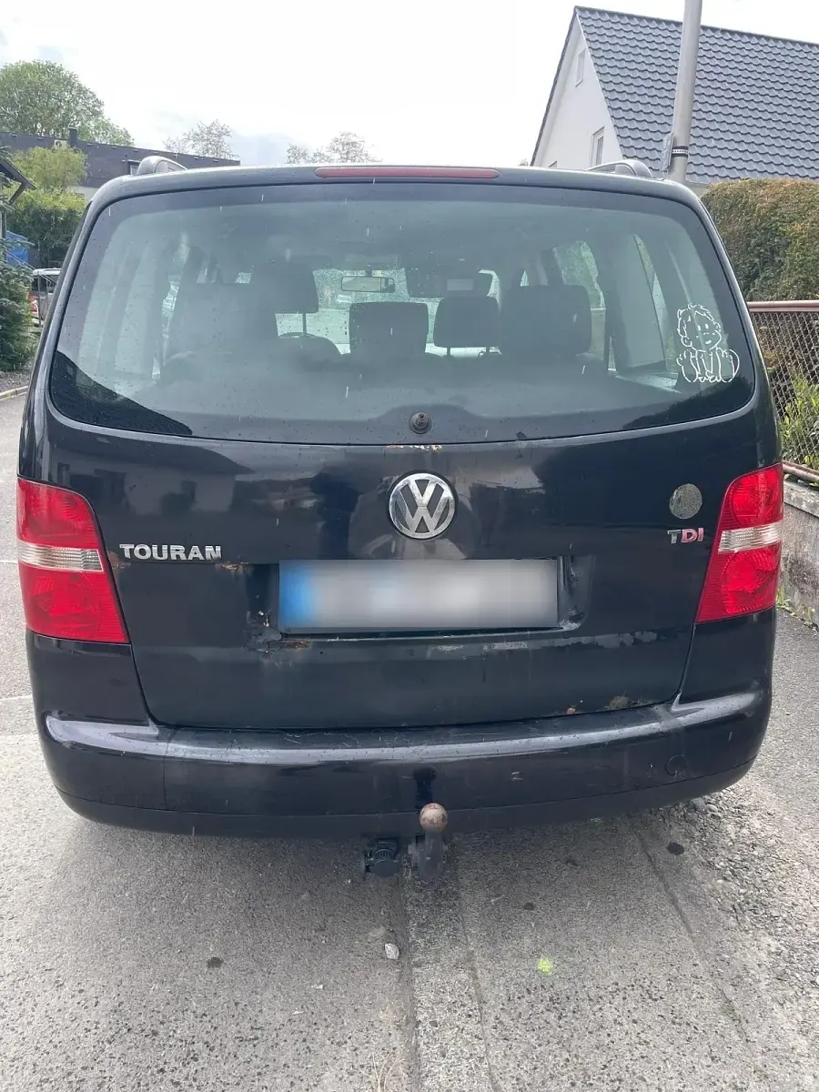 Gebraucht VW Touran 140 PS (102 kW) 2003 Schwarz Van / Kleinbus