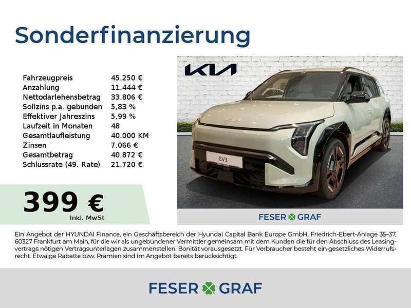 Aventurine green Gebraucht 2024 Kia EV3 4 SUV | 45.250 € (Fairer Preis) - Bild 1/4