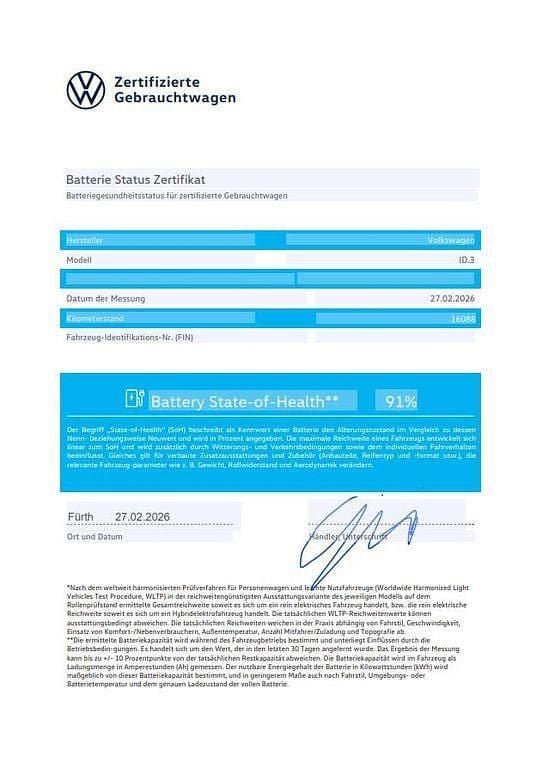 Gebraucht VW ID.3 Pro 150 kW (204 PS) 2024 Schwarz Kleinwagen