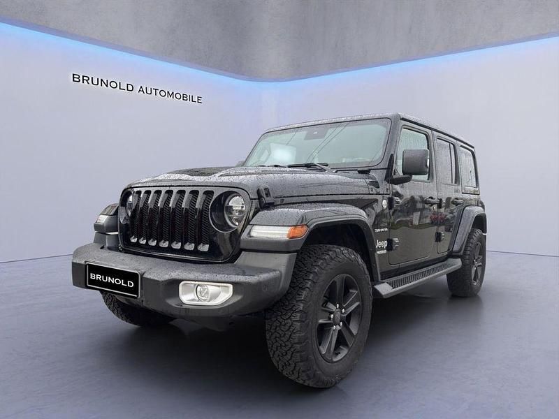 Gebraucht Jeep Wrangler Unlimited Sahara 272 PS (200 kW) 2021 Schwarz SUV