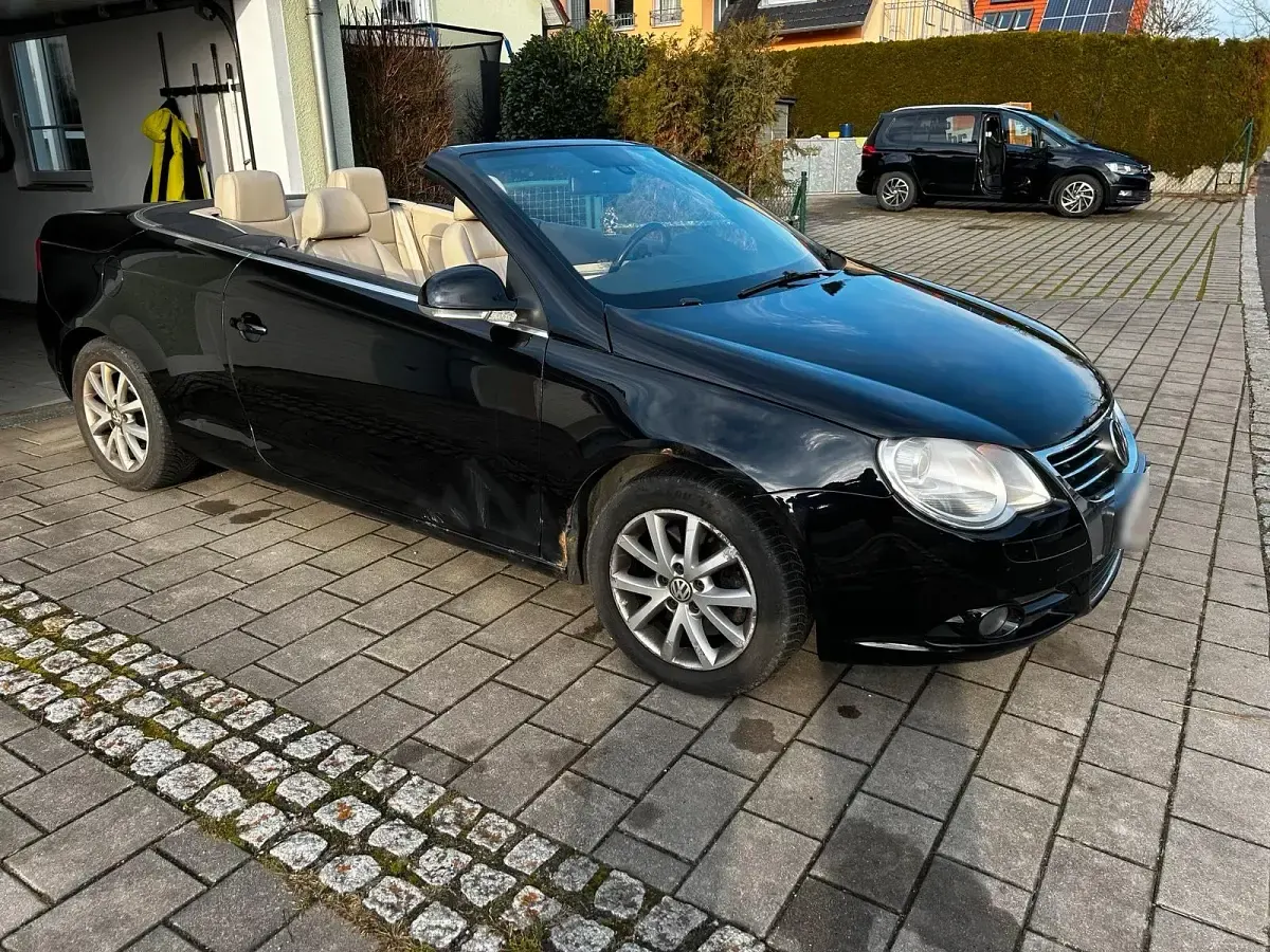 Brugt VW Eos 140 HK (102 kW) 2008 Sort Cabriolet