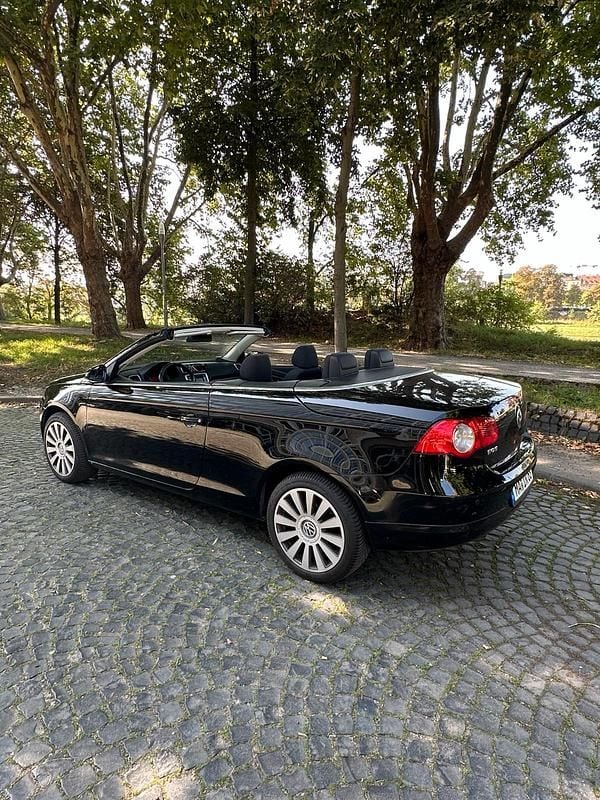 Schwarz Gebraucht 2006 VW Eos Cabrio | 3.990 € (Superpreis) - Bild 1/4