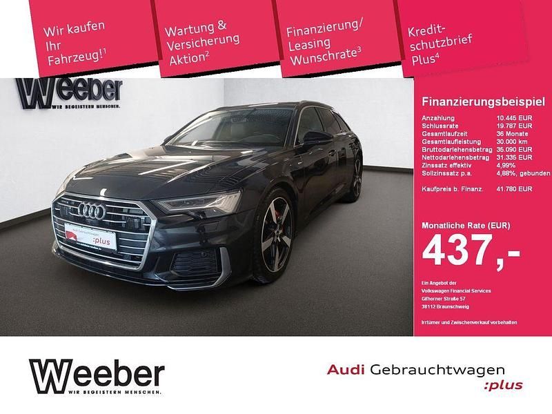 Vesuvgrau (metallic) Gebraucht 2021 Audi A6 S-Line Kombi | 41.780 € (Fairer Preis) - Bild 1/4