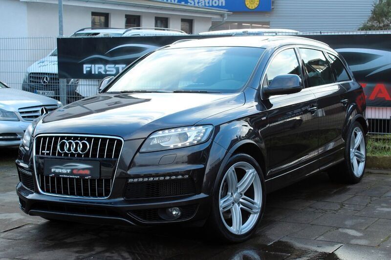 Grau Gebraucht 2013 Audi Q7 S-Line SUV | 25.990 € (Teuer) - Bild 1/4