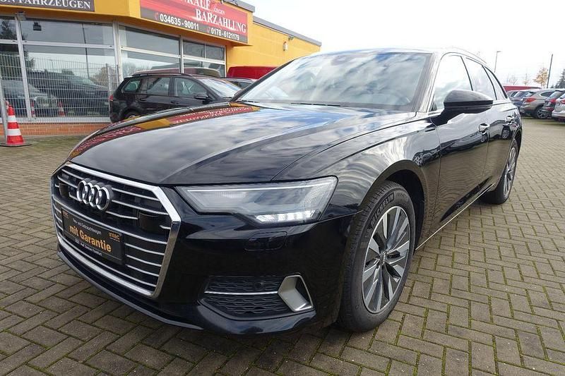 Brillantschwarz Gebraucht 2019 Audi A6 Sport Kombi | 20.950 € (Teuer) - Bild 1/4