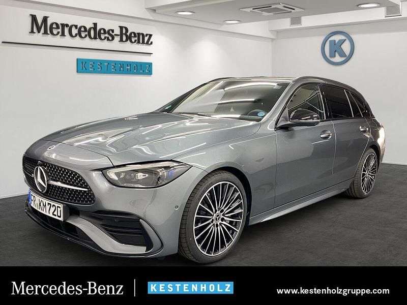Selenitgrau Gebraucht 2025 Mercedes C200 AMG Kombi | 52.550 € - Bild 1/4